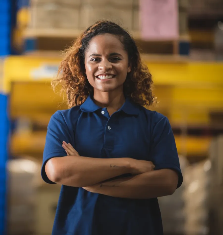 Vrouw in logistiek Vrouw in logistiek