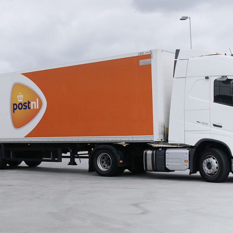 Transport PostNL Vrachtwagen van PostNL.